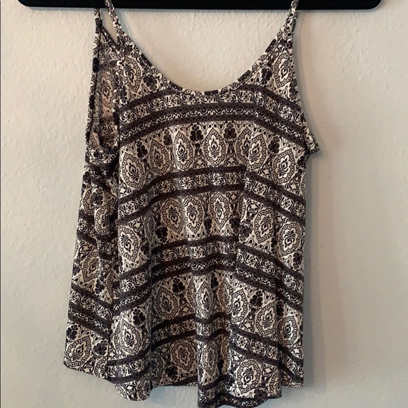 Nordstrom (Brass Plum) Print Tank Top - Picture 2 of 3